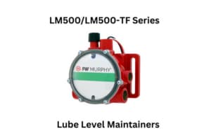 Close-up of LM500 TF Series valve, highlighting its function as a lube level maintainer for enhanced equipment performance